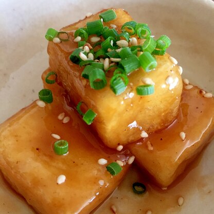 ヘルシー❣️高野豆腐の揚げ照りマヨ❣️覚書